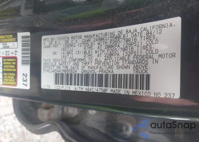 3TMLU4EN4CM095824: 42743827