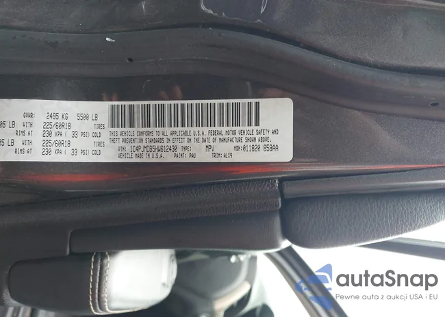 1C4PJMDB5HW612430: 42743919