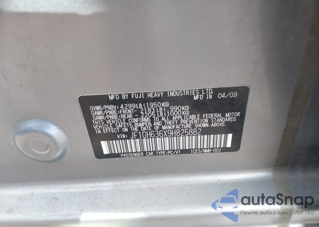 JF1GH636X9H825882: 42745188