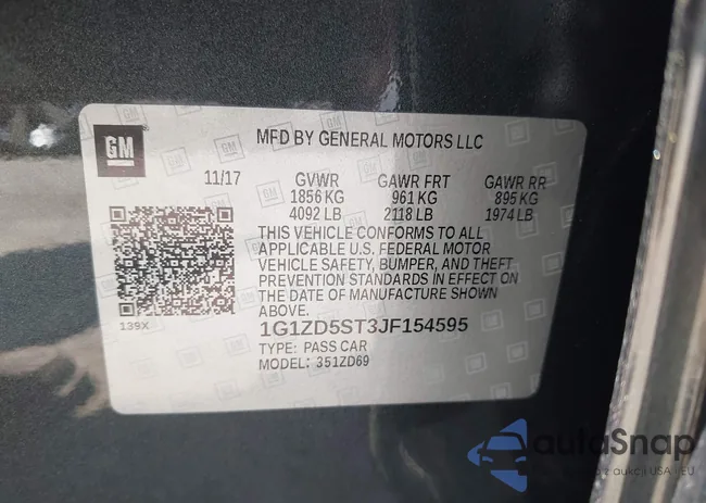 1G1ZD5ST3JF154595: 42745296