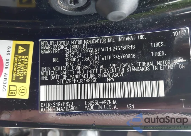 5TDBZRFHXJS488260: 42745335