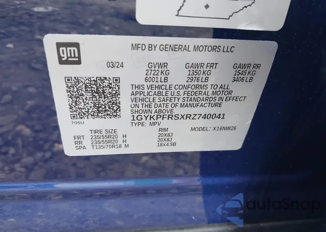 1GYKPFRSXRZ740041: 42745671