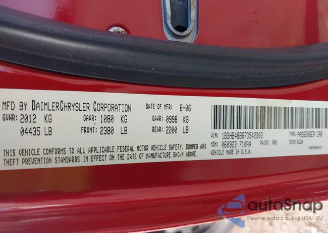 1B3HB48B67D542203: 42744853