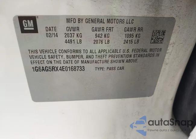 1G6AG5RX4E0168733: 42744886