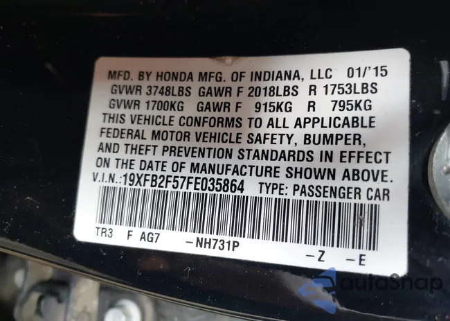 19XFB2F57FE035864: 42744978