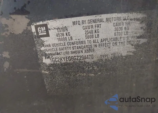 1GC2KYEG6GZ294470: 42746127