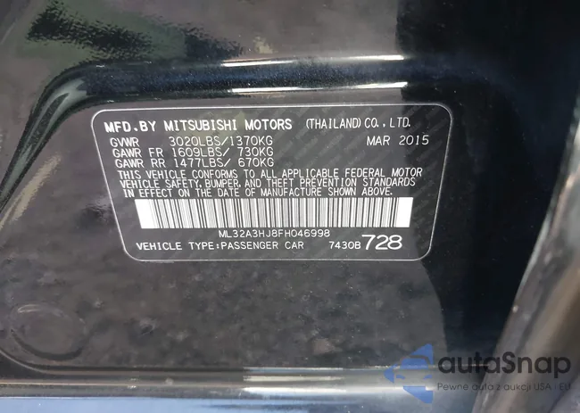 ML32A3HJ8FH046998: 42746347