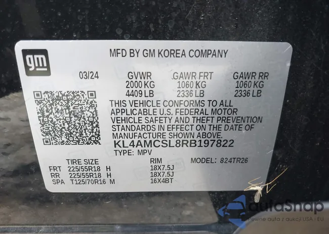 KL4AMCSL8RB197822: 42747292