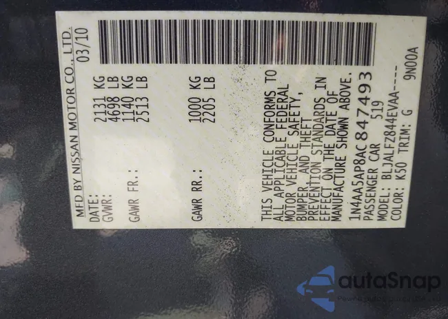 1N4AA5AP8AC847493: 42747409