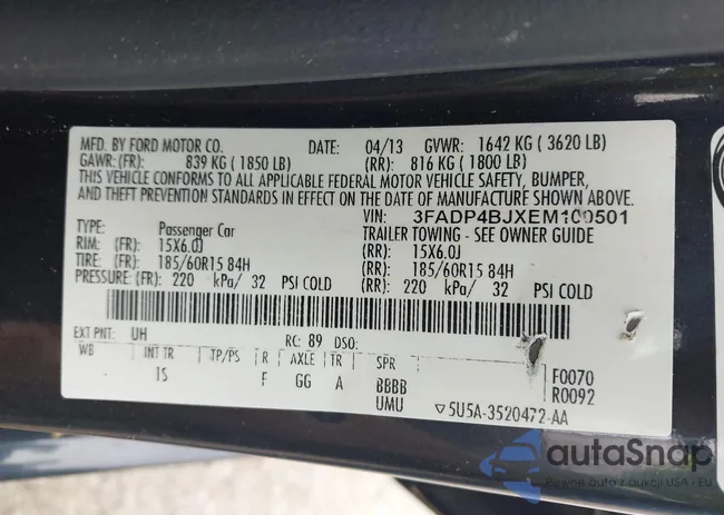 3FADP4BJXEM100501: 42747556