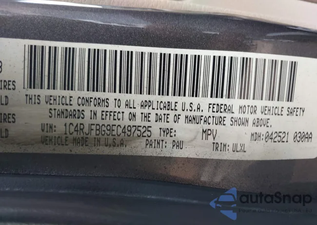 1C4RJFBG9EC497525: 42747054