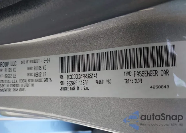 1C3CCCCG4FN565141: 42748320