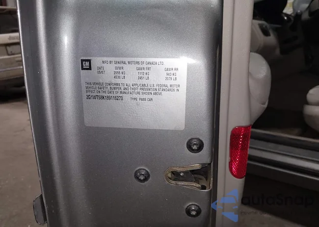 2G1WT58K189116273: 42748380