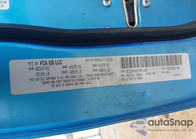 2C3CDXHG9FH871645: 42748098