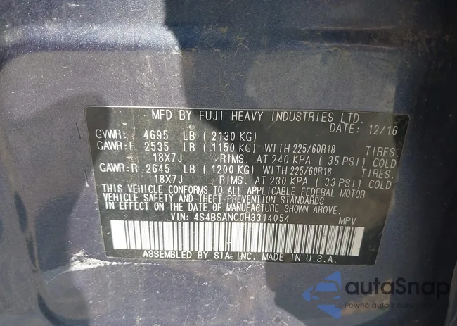 4S4BSANC0H3314054: 42748123