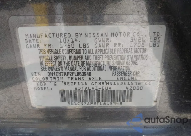 3N1CN7AP2FL863948: 42749284