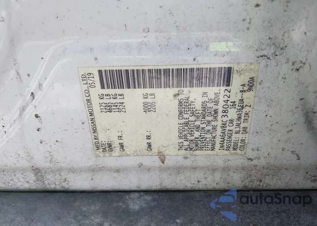 1N4AA6AV8KC380422: 42749392