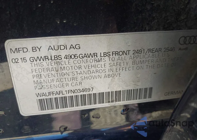 WAUFFAFL1FN034697: 42749714