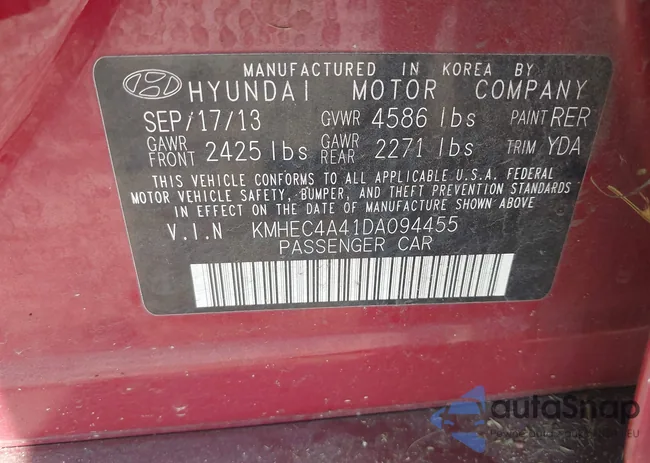 KMHEC4A41DA094455: 42748944