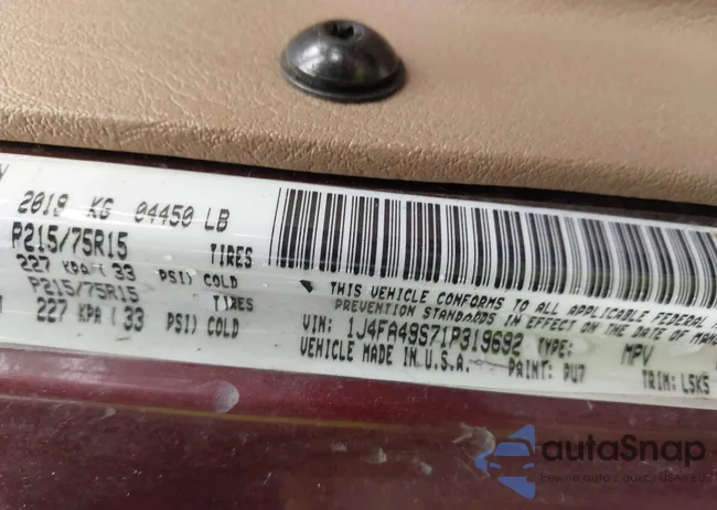 1J4FA49S71P319692: 42748974