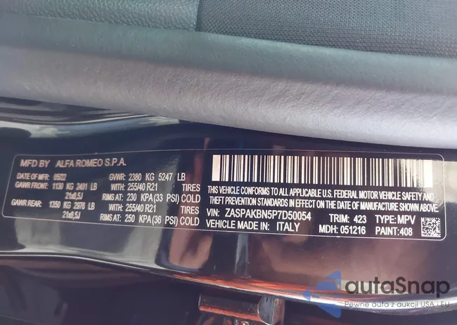 ZASPAKBN5P7D50054: 42750177