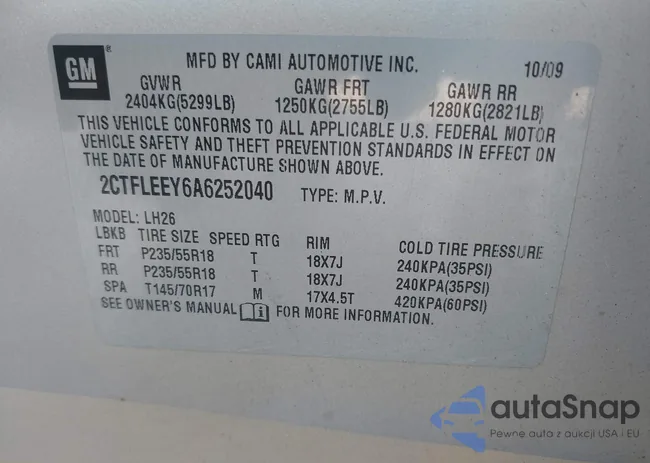 2CTFLEEY6A6252040: 42750227