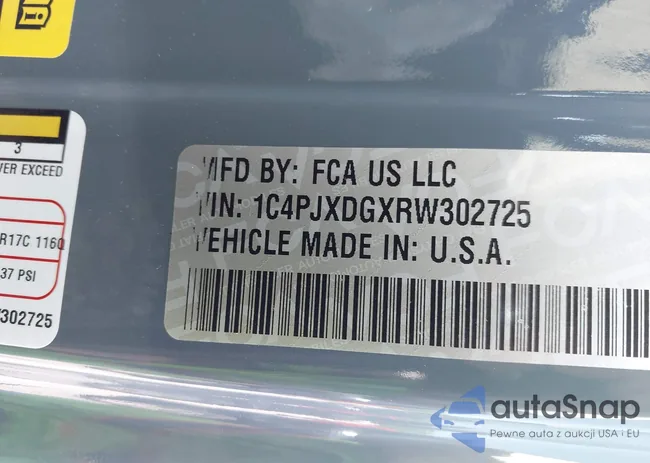 1C4PJXDGXRW302725: 42750692