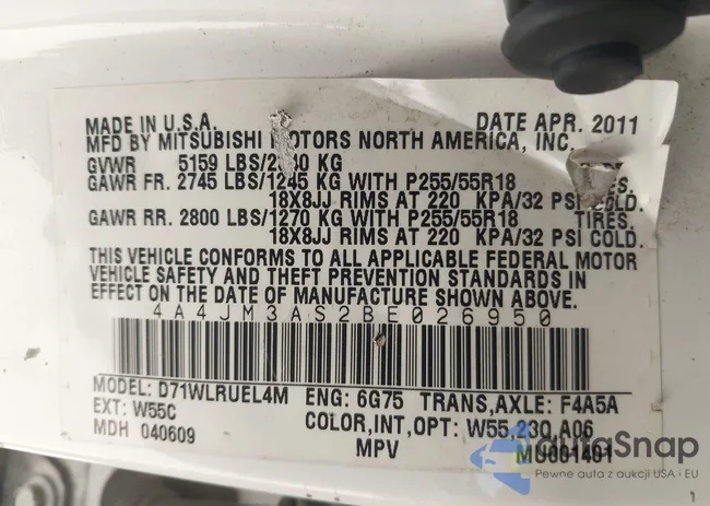 4A4JM3AS2BE026950: 42751209