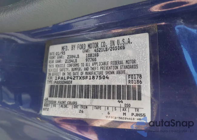 1FALP42TXSF187504: 42751370