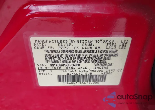 3N1AB6AP5CL756320: 42751473