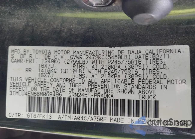 3TMLU4EN6BM069496: 42751576