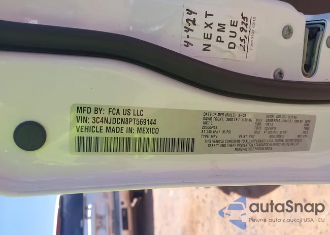 3C4NJDCN8PT569144: 42750920