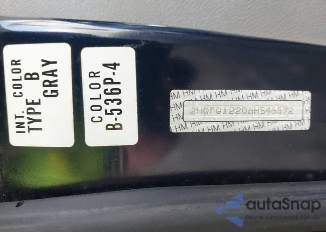 2HGFG12206H546572: 42752392