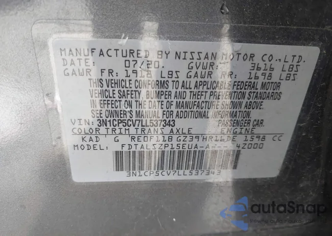 3N1CP5CV7LL537343: 42752616