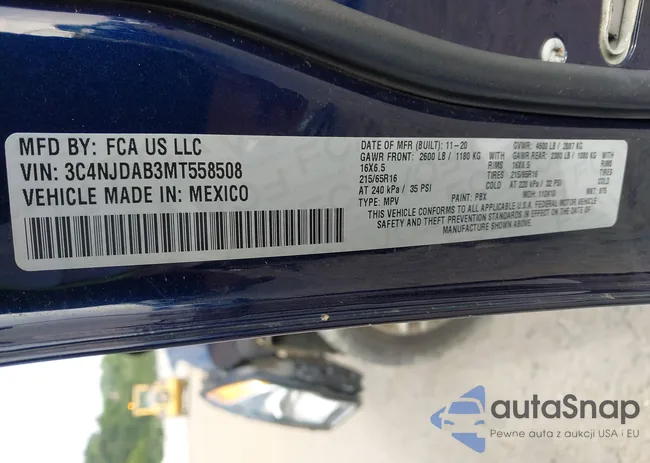 3C4NJDAB3MT558508: 42751676