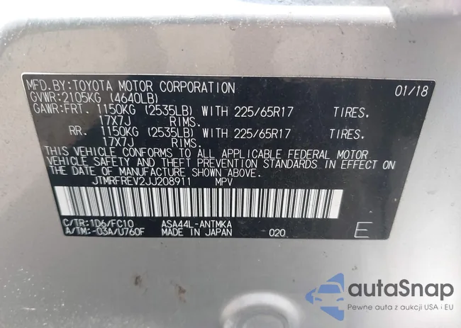 JTMRFREV2JJ208911: 42751841