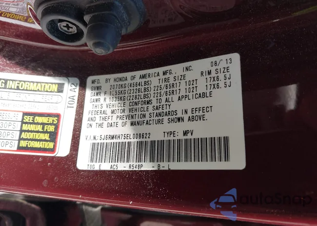 5J6RM4H75EL009622: 42751900