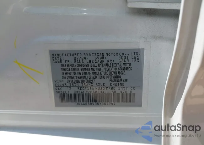 3N1AB8DV3RY387247: 42753180