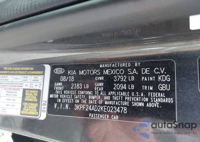 3KPF24AD2KE023478: 42753315