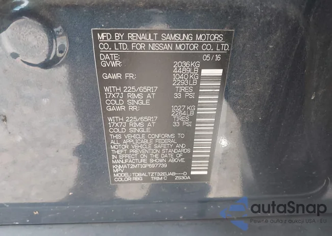 KNMAT2MT1GP697739: 42753487