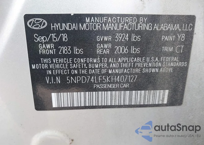 5NPD74LF5KH407127: 42752817