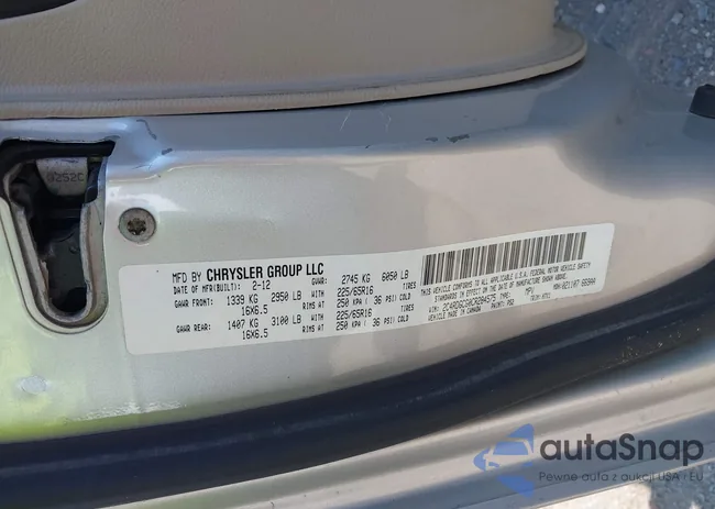 2C4RDGCG0CR284575: 42752968