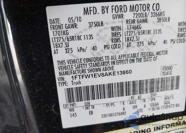 1FTFW1EV8AKE13860: 42754129