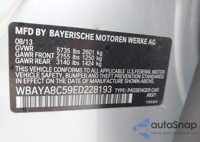 WBAYA8C59ED228193: 42754222