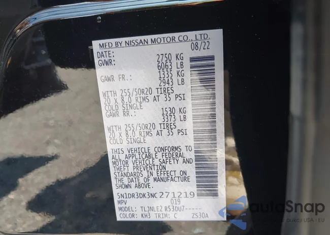 5N1DR3DK3NC271219: 42754226