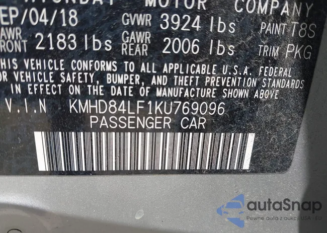 KMHD84LF1KU769096: 42754465