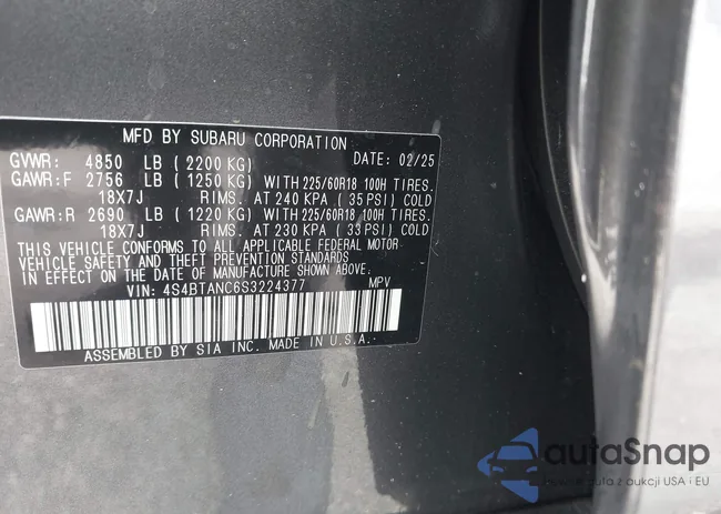 4S4BTANC6S3224377: 42753883