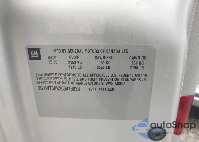 2G1WT58K269416028: 42753921