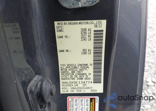 1N4AL2EP2DC134774: 42754038