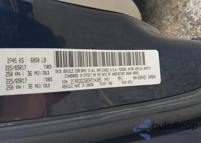 2C4RDGCG8DR714385: 42755164